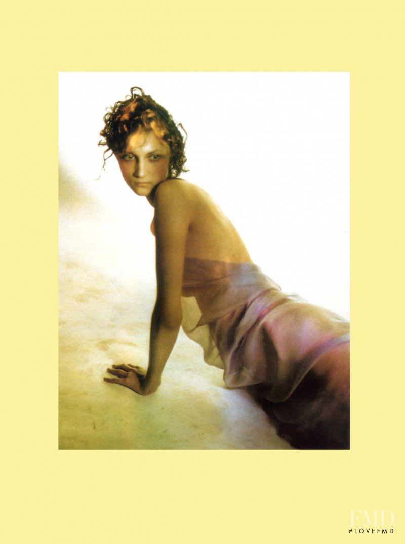 Kasia Pysiak featured in  the Krizia advertisement for Spring/Summer 1998