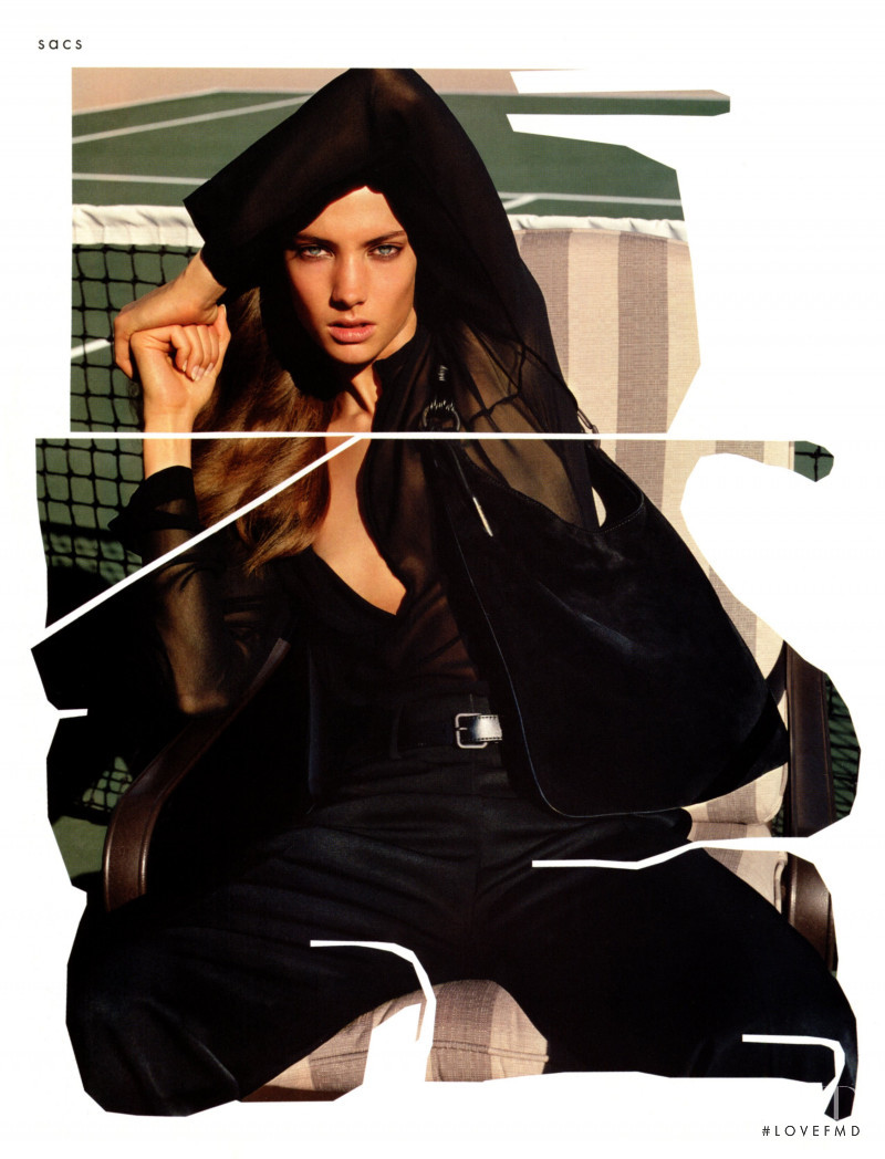 Jessica Miller featured in  the Calvin Klein advertisement for Autumn/Winter 2002