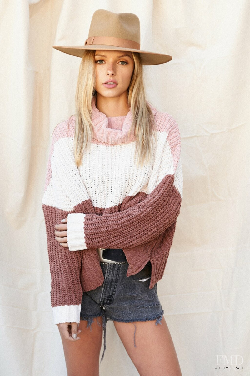 Madi Maddie Teeuws featured in  the 12th Tribe catalogue for Winter 2018