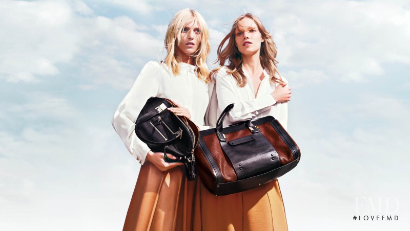 Anja Rubik featured in  the Chloe advertisement for Autumn/Winter 2012
