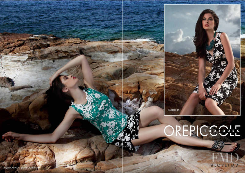Charlie Robertson featured in  the OrePiccole lookbook for Spring/Summer 2013