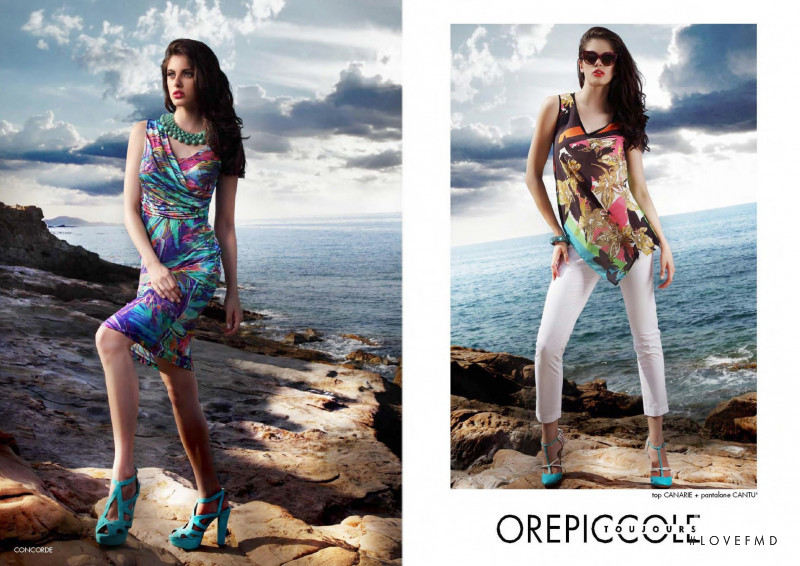 Charlie Robertson featured in  the OrePiccole lookbook for Spring/Summer 2013