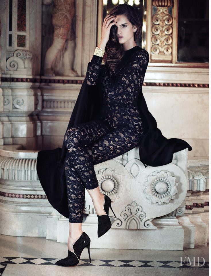 Izabel Goulart featured in  the Cesare Paciotti advertisement for Autumn/Winter 2012
