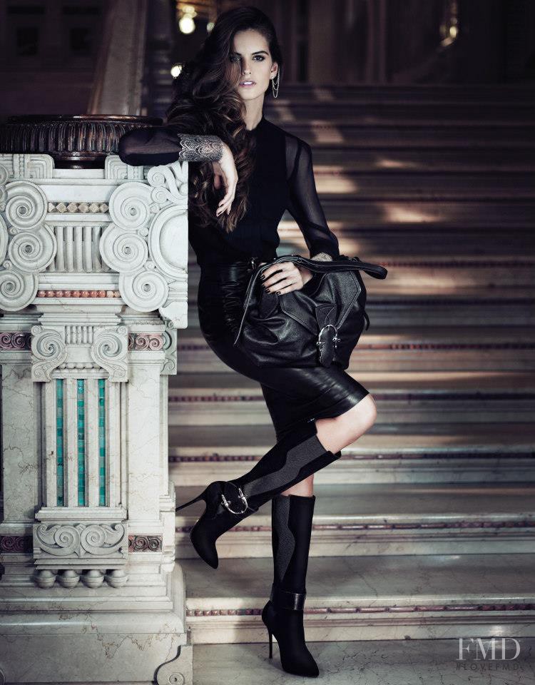 Izabel Goulart featured in  the Cesare Paciotti advertisement for Autumn/Winter 2012