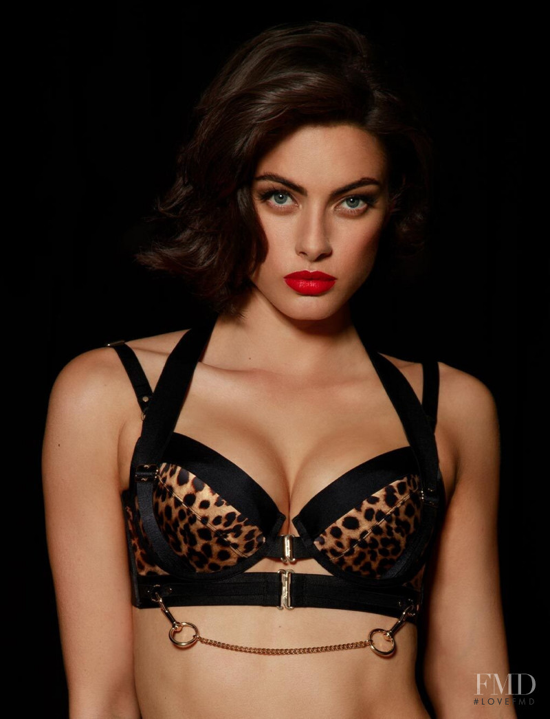 Charlie Robertson featured in  the Honey Birdette lookbook for Autumn/Winter 2020