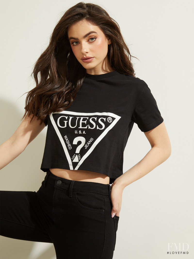 Yael Shelbia featured in  the Guess catalogue for Summer 2021