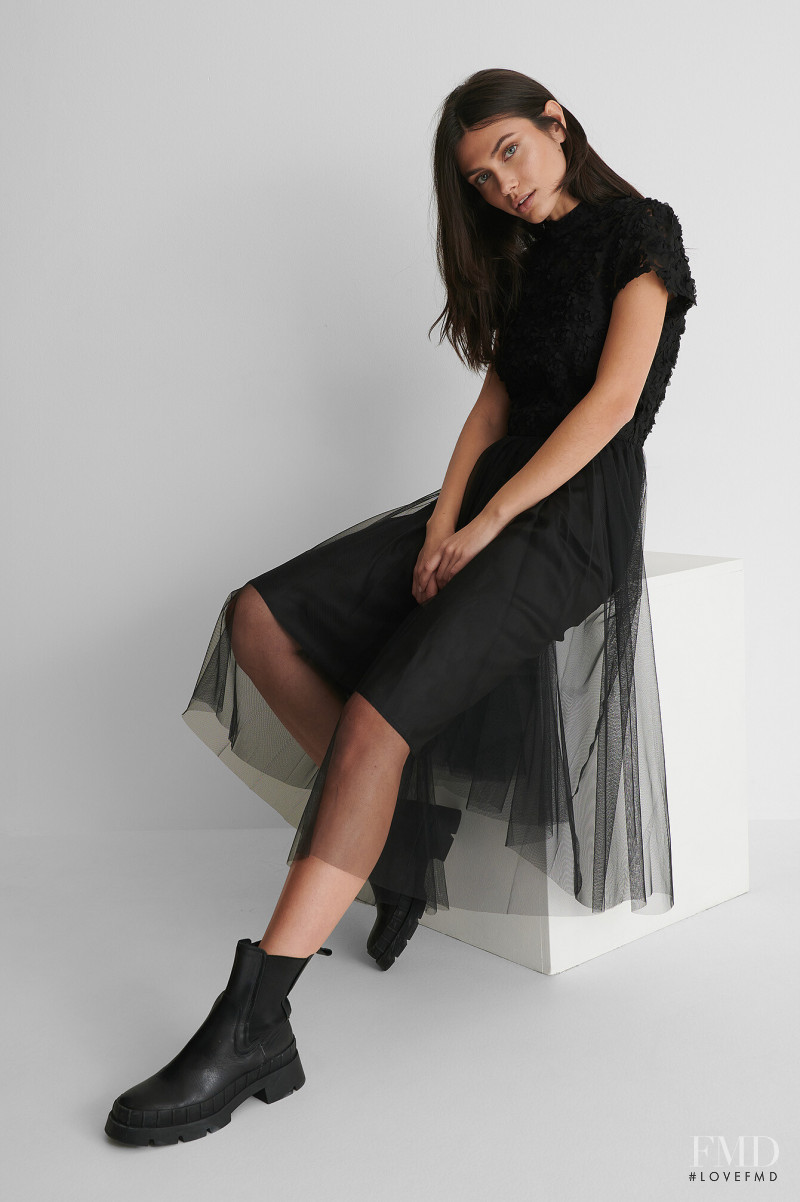 Victoria Bronova featured in  the NA-KD (RETAILER) catalogue for Resort 2021