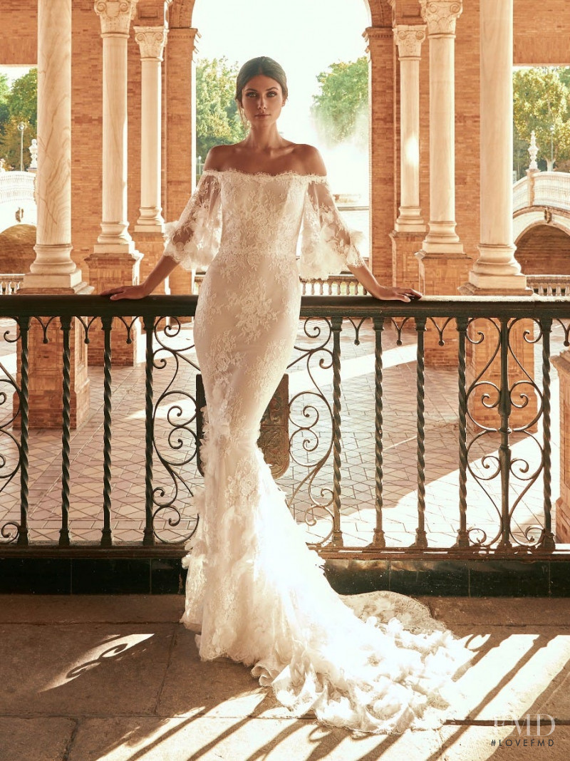 Victoria Bronova featured in  the Pronovias lookbook for Spring/Summer 2021