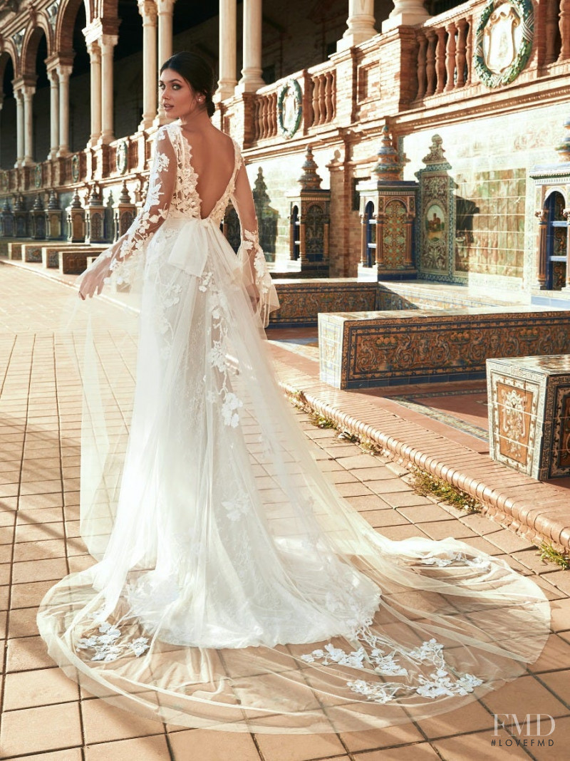 Victoria Bronova featured in  the Pronovias lookbook for Spring/Summer 2021