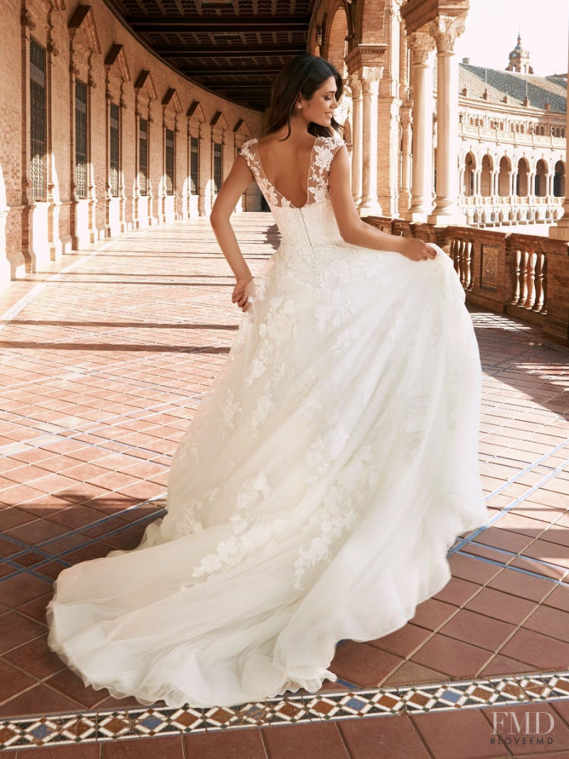 Victoria Bronova featured in  the Pronovias lookbook for Spring/Summer 2021