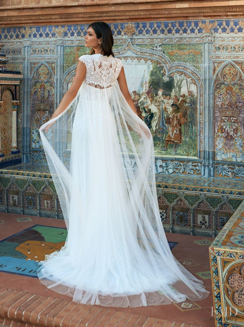 Victoria Bronova featured in  the Pronovias lookbook for Spring/Summer 2021