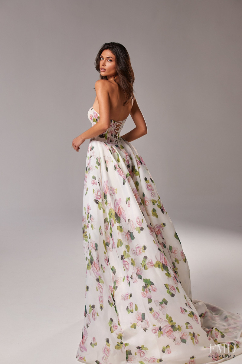 Victoria Bronova featured in  the Milla Nova Jardin de Fleurs lookbook for Spring/Summer 2021