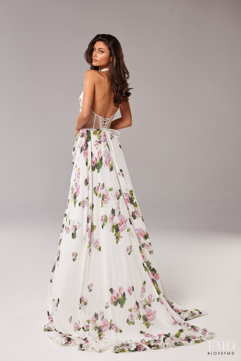 Victoria Bronova featured in  the Milla Nova Jardin de Fleurs lookbook for Spring/Summer 2021