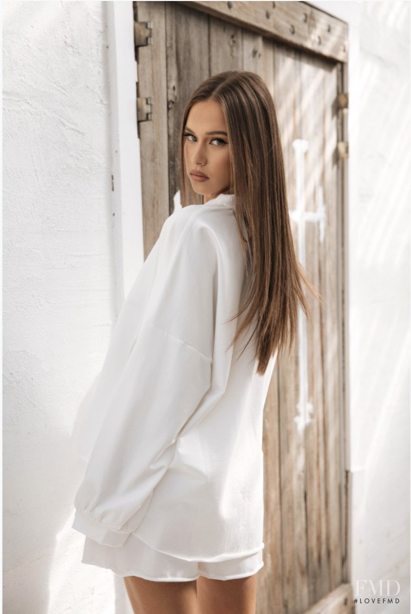 Isabelle Mathers featured in  the Johansen lookbook for Summer 2020