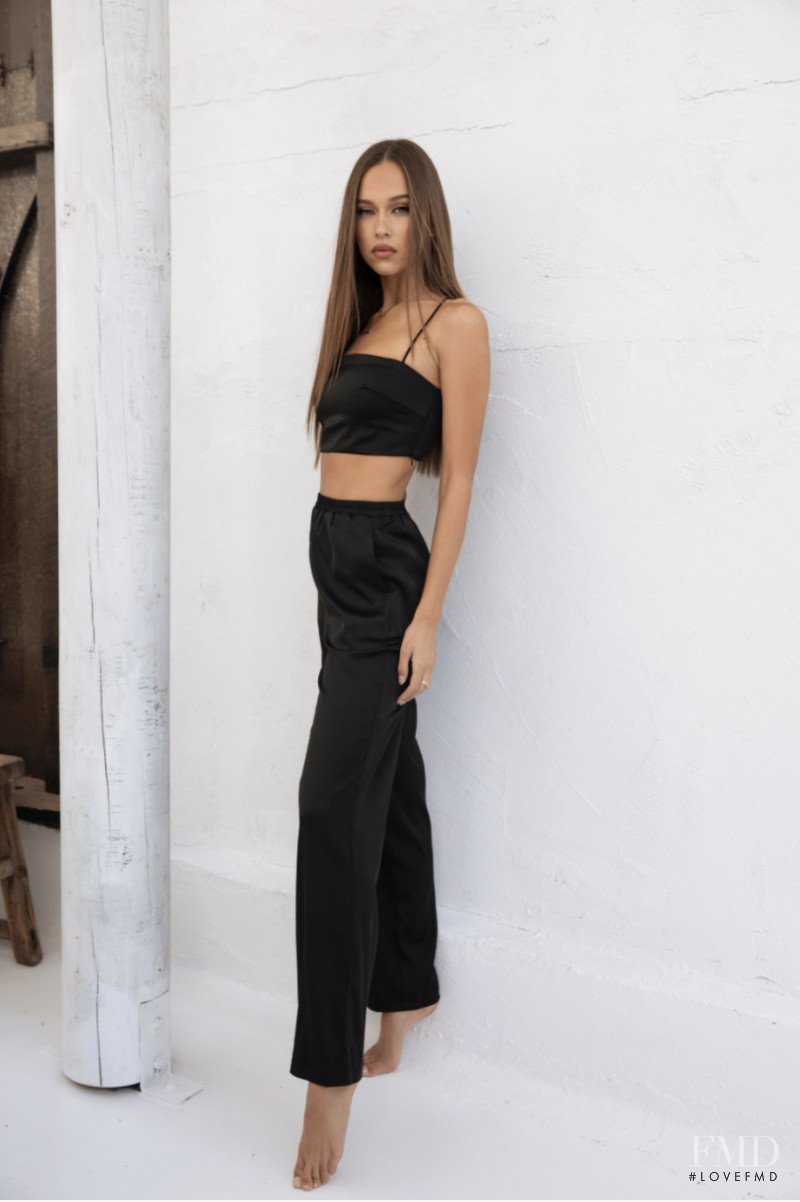 Isabelle Mathers featured in  the Johansen lookbook for Summer 2020