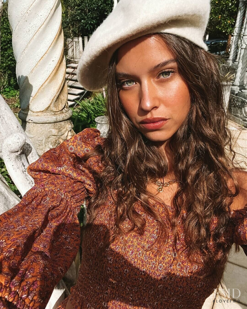 Isabelle Mathers featured in  the Arnhem Golden Hour lookbook for Summer 2020