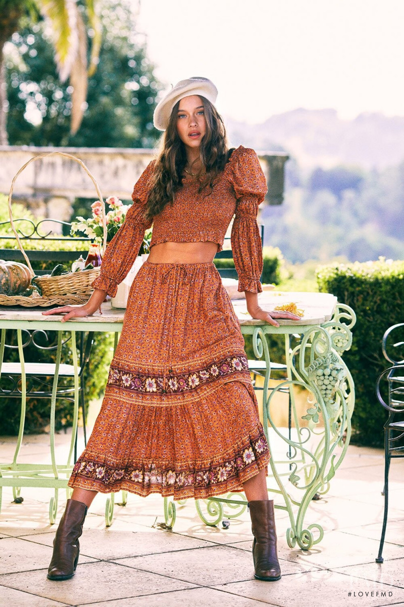 Isabelle Mathers featured in  the Arnhem Golden Hour lookbook for Summer 2020