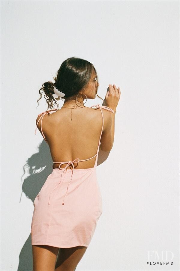 Isabelle Mathers featured in  the Sabo Skirt catalogue for Summer 2020