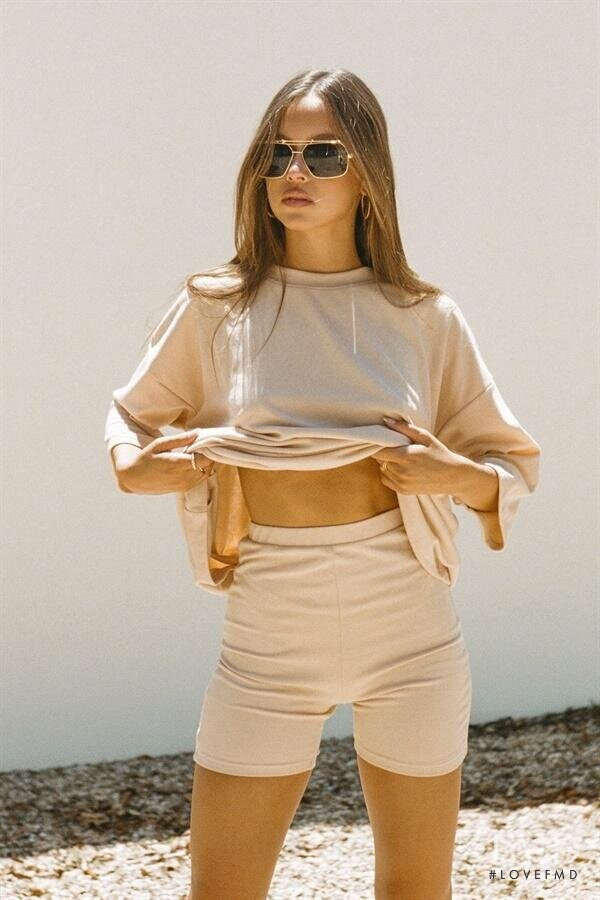 Isabelle Mathers featured in  the Sabo Skirt lookbook for Resort 2021