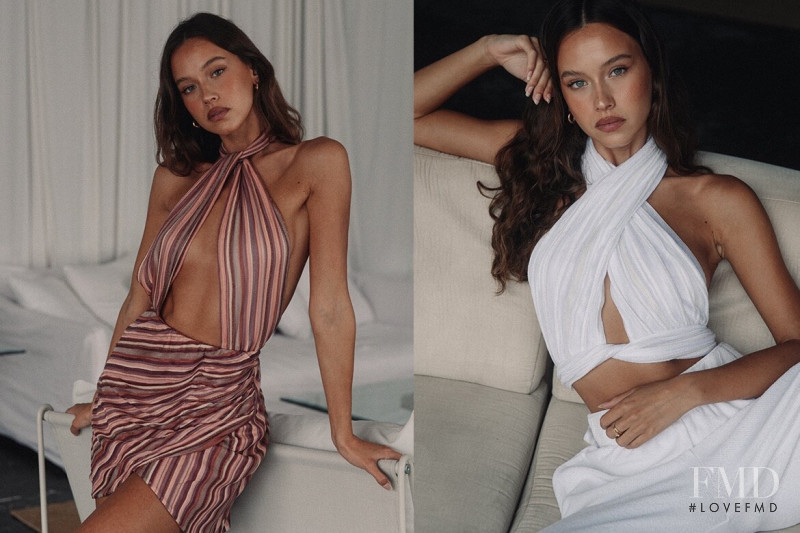 Isabelle Mathers featured in  the Ekaterina Kukhareva lookbook for Spring/Summer 2021