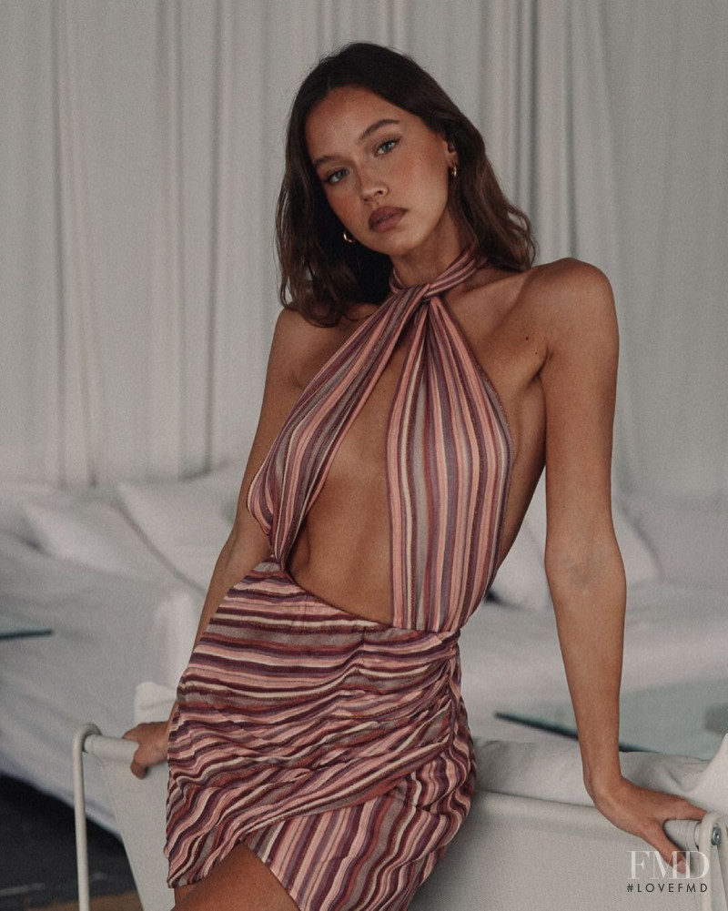 Isabelle Mathers featured in  the Ekaterina Kukhareva lookbook for Spring/Summer 2021