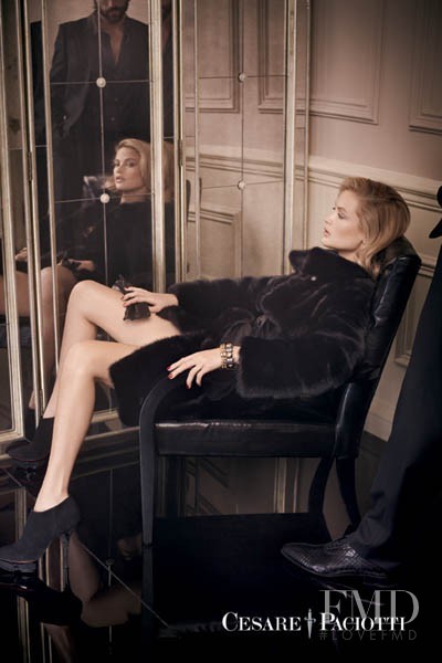 Carolyn Murphy featured in  the Cesare Paciotti advertisement for Autumn/Winter 2010