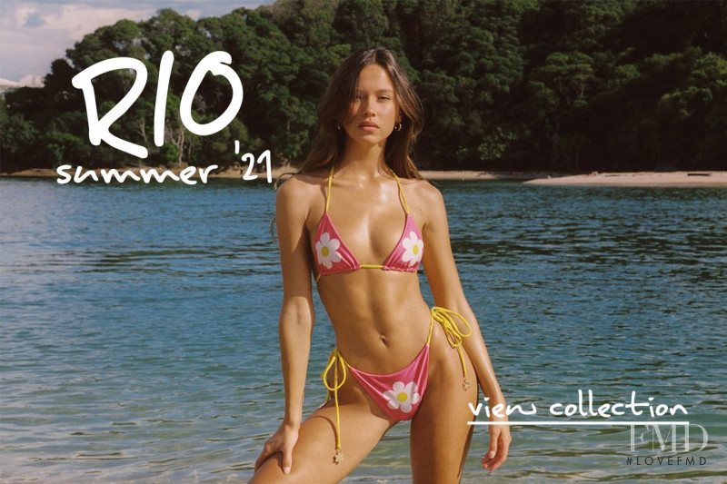 Isabelle Mathers featured in  the Zazi Swim lookbook for Summer 2021
