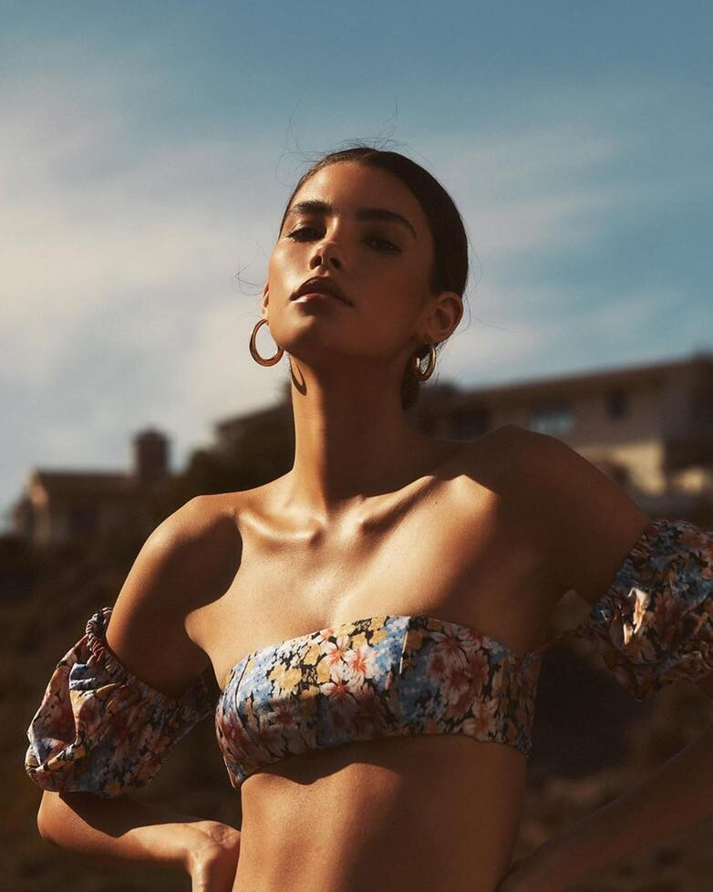 Cindy Mello featured in  the Showpo advertisement for Spring/Summer 2021