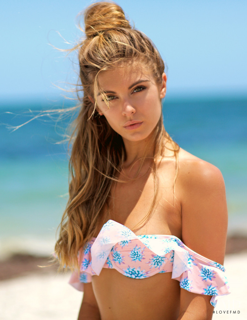 Carmella Rose featured in  the Ishine 365 Beach is Better lookbook for Spring/Summer 2016