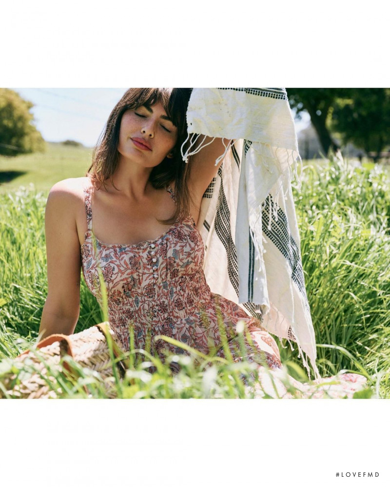 Alyssa Miller featured in  the Anthropologie Anthropologie Spring 2021 advertisement for Spring 2021