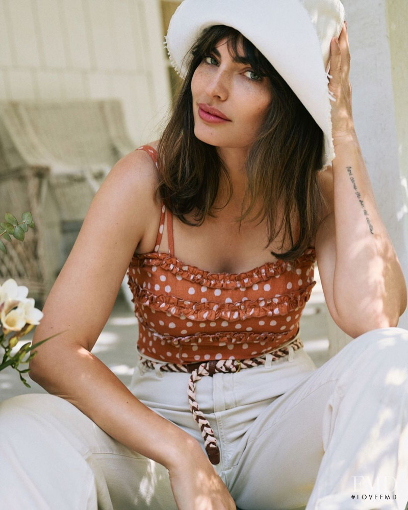 Alyssa Miller featured in  the Anthropologie Anthropologie Spring 2021 advertisement for Spring 2021