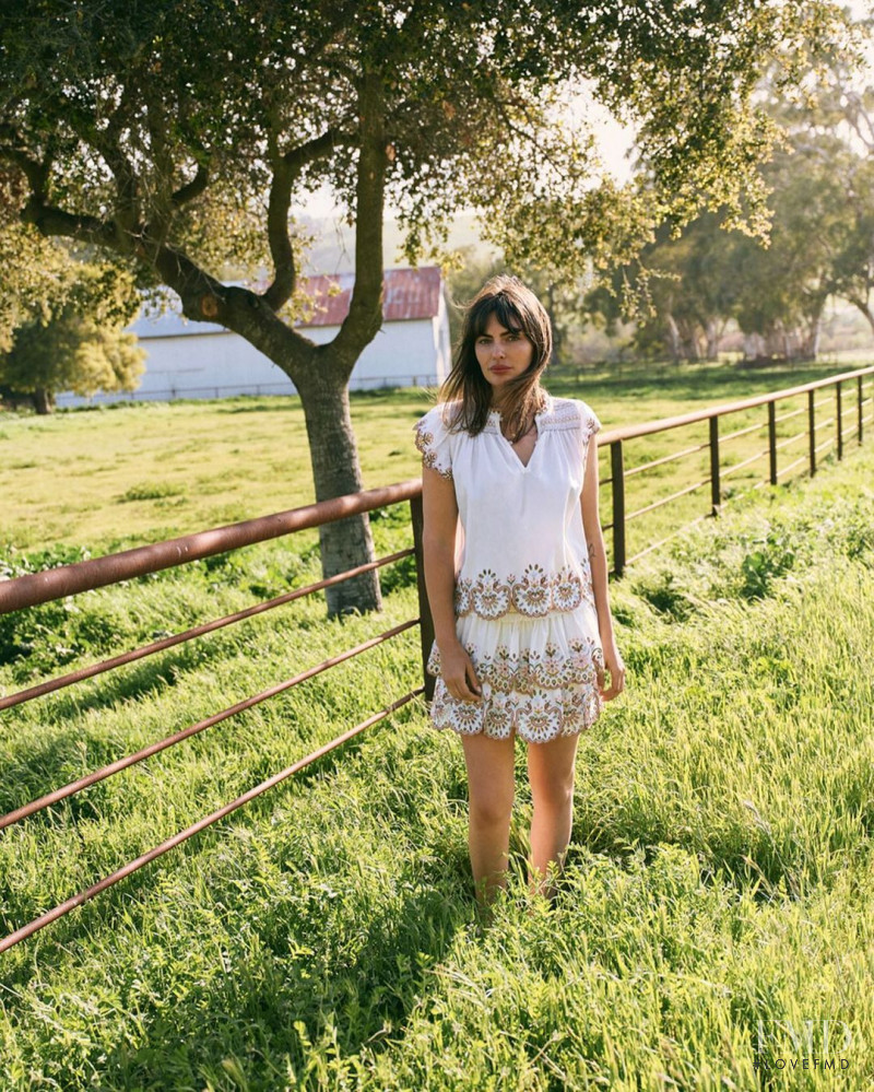 Alyssa Miller featured in  the Anthropologie Anthropologie Spring 2021 advertisement for Spring 2021