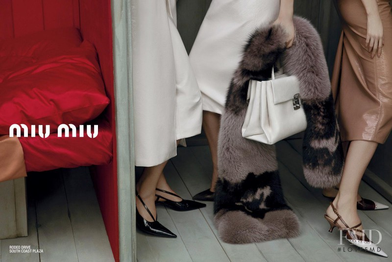 Bette Franke featured in  the Miu Miu advertisement for Spring/Summer 2013