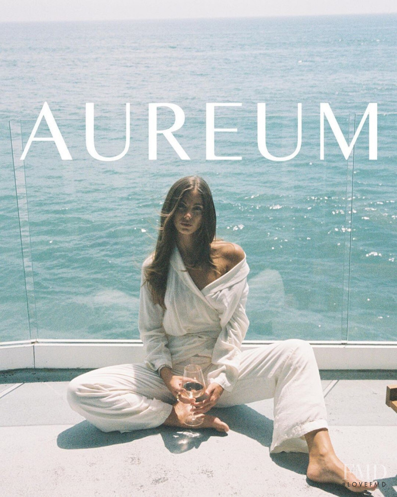 Carmella Rose featured in  the Aureum lookbook for Autumn/Winter 2020