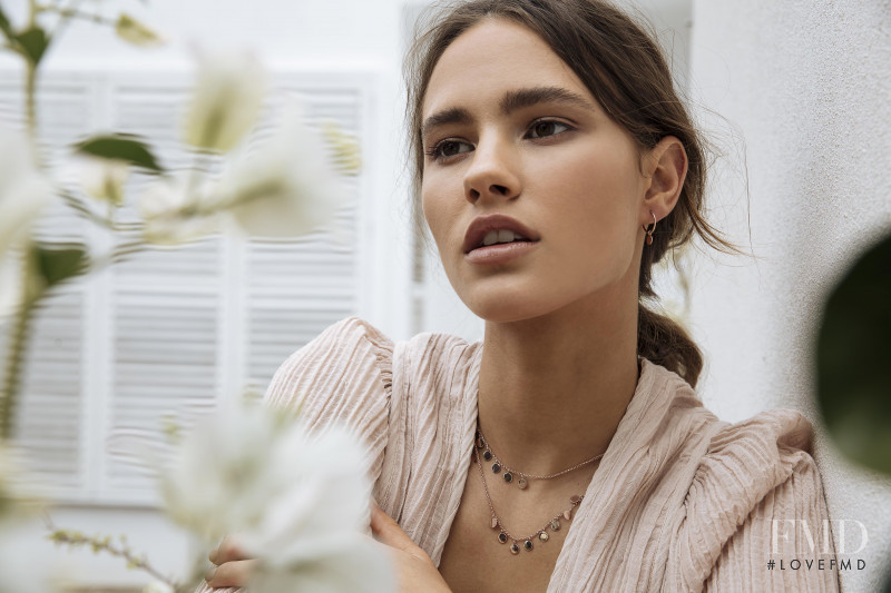 Neve Fogg featured in  the Krystle Knight Jewellery Ocean Spirit advertisement for Spring/Summer 2021