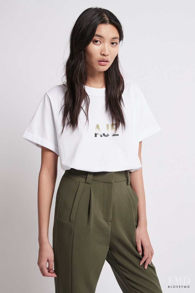 Neve Fogg featured in  the Aje catalogue for Spring/Summer 2021