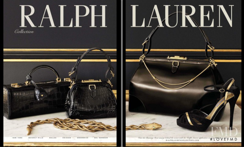 Ralph Lauren Collection advertisement for Autumn/Winter 2012
