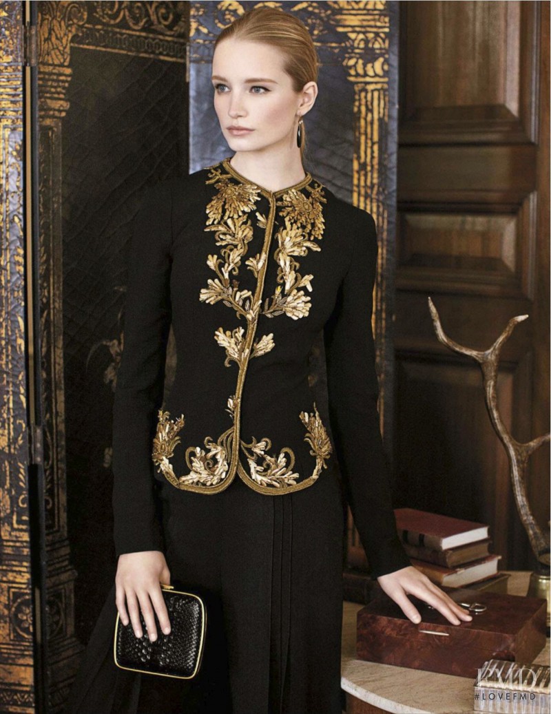 Maud Welzen featured in  the Ralph Lauren Collection advertisement for Autumn/Winter 2012
