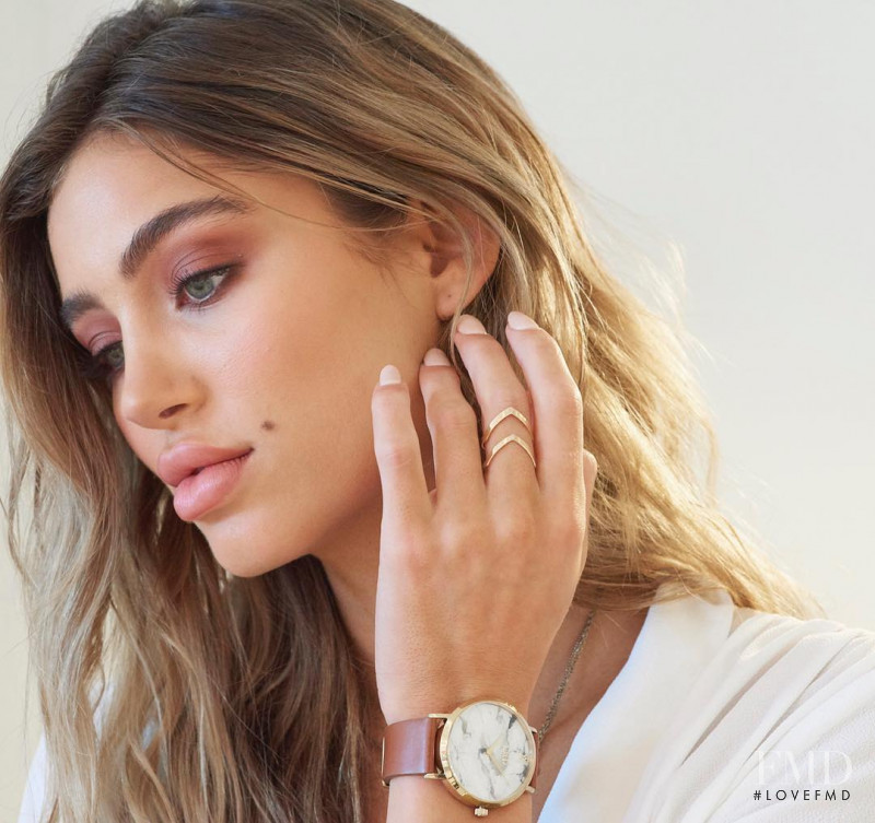 Belle Lucia featured in  the Laud Timepieces advertisement for Spring/Summer 2018