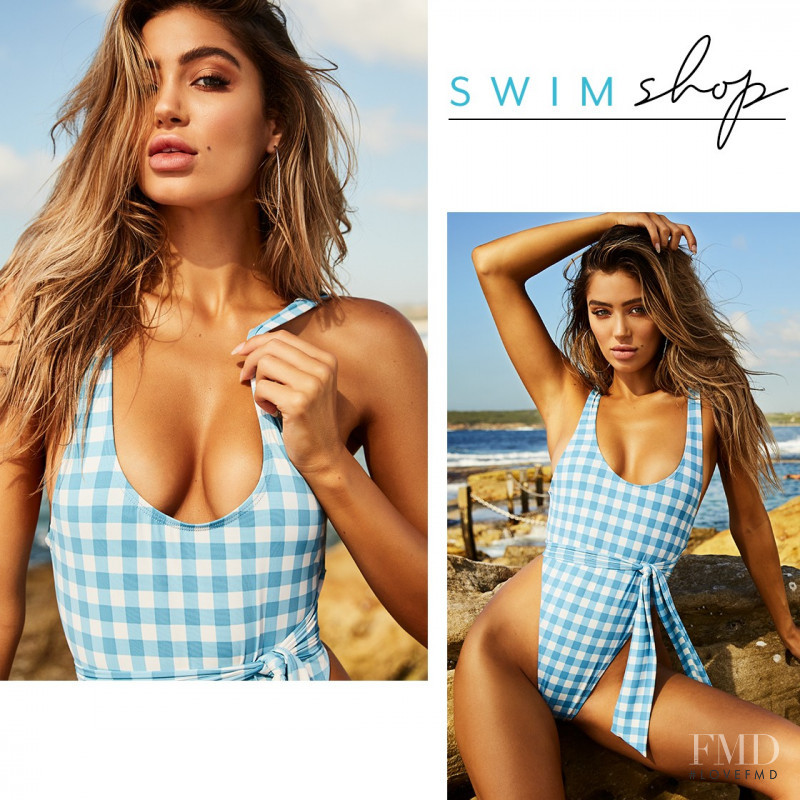 Belle Lucia featured in  the Windsor Store In the swim of things advertisement for Summer 2018