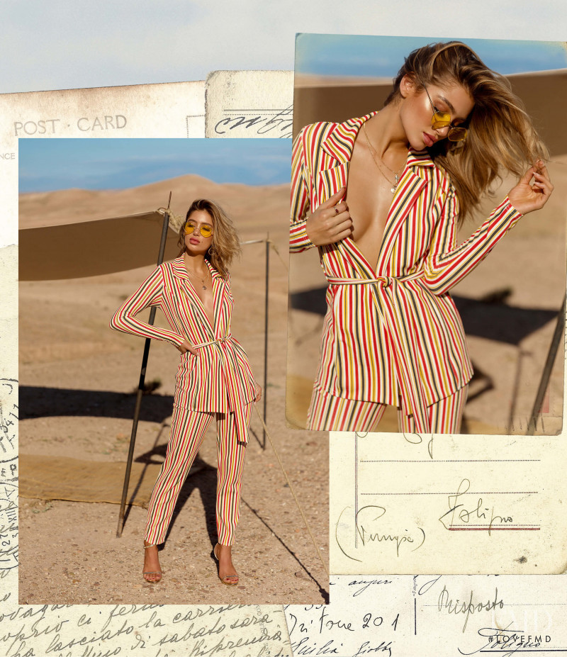 Belle Lucia featured in  the PrettyLittleThing The Belle Lucia Edit lookbook for Summer 2018