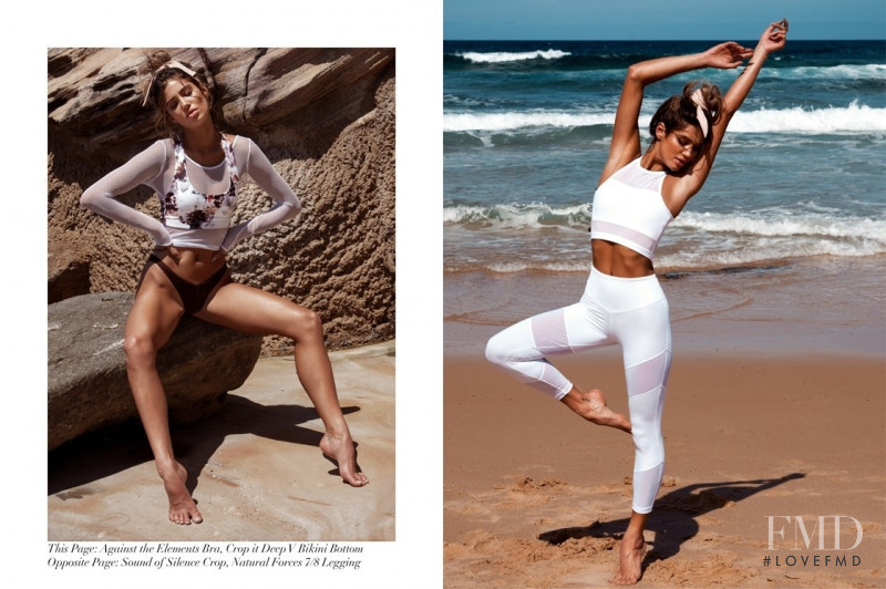 Belle Lucia featured in  the L\'urv Swim Belle of the beach lookbook for Autumn/Winter 2018