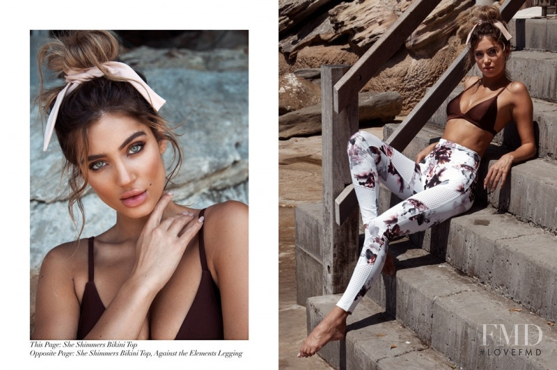 Belle Lucia featured in  the L\'urv Swim Belle of the beach lookbook for Autumn/Winter 2018