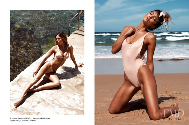 Belle Lucia featured in  the L\'urv Swim Belle of the beach lookbook for Autumn/Winter 2018