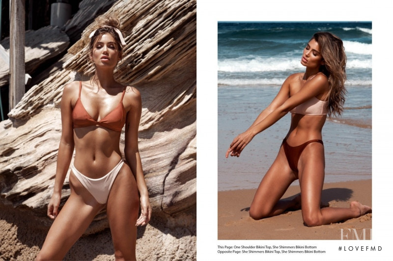 Belle Lucia featured in  the L\'urv Swim Belle of the beach lookbook for Autumn/Winter 2018