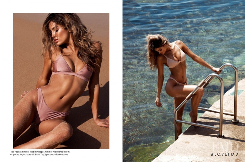 Belle Lucia featured in  the L\'urv Swim Belle of the beach lookbook for Autumn/Winter 2018