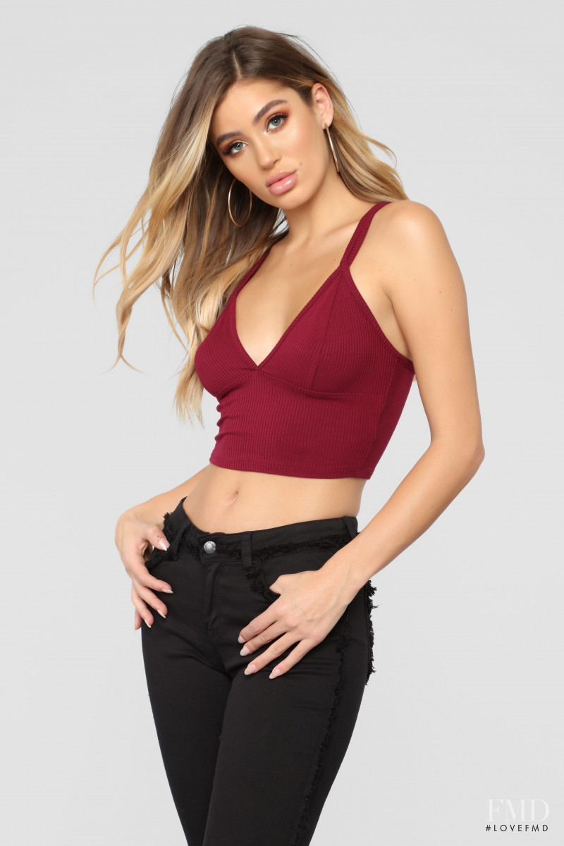 Belle Lucia featured in  the Fashion Nova catalogue for Autumn/Winter 2018