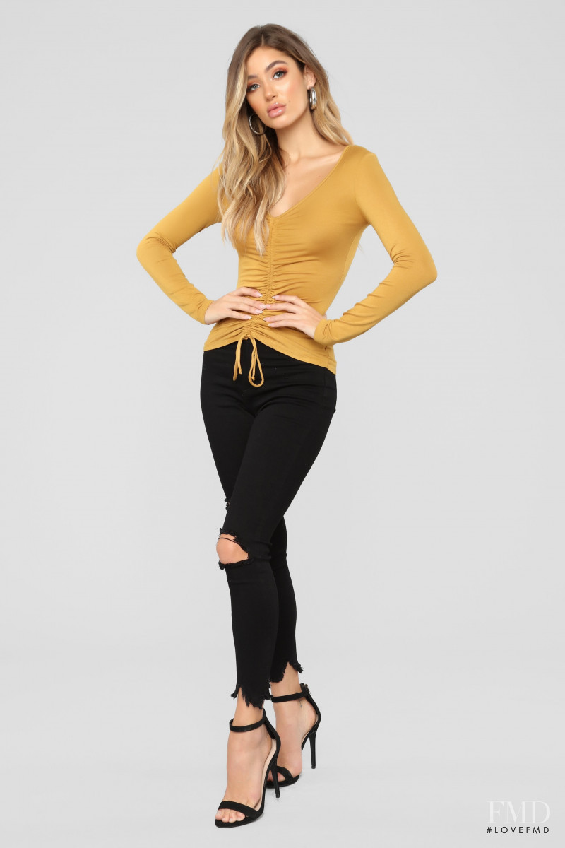 Belle Lucia featured in  the Fashion Nova catalogue for Autumn/Winter 2018