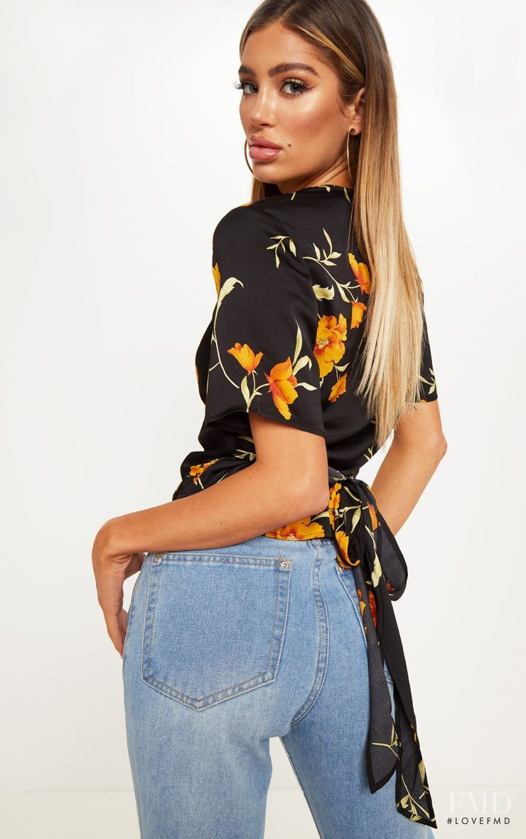 Belle Lucia featured in  the PrettyLittleThing catalogue for Autumn/Winter 2018