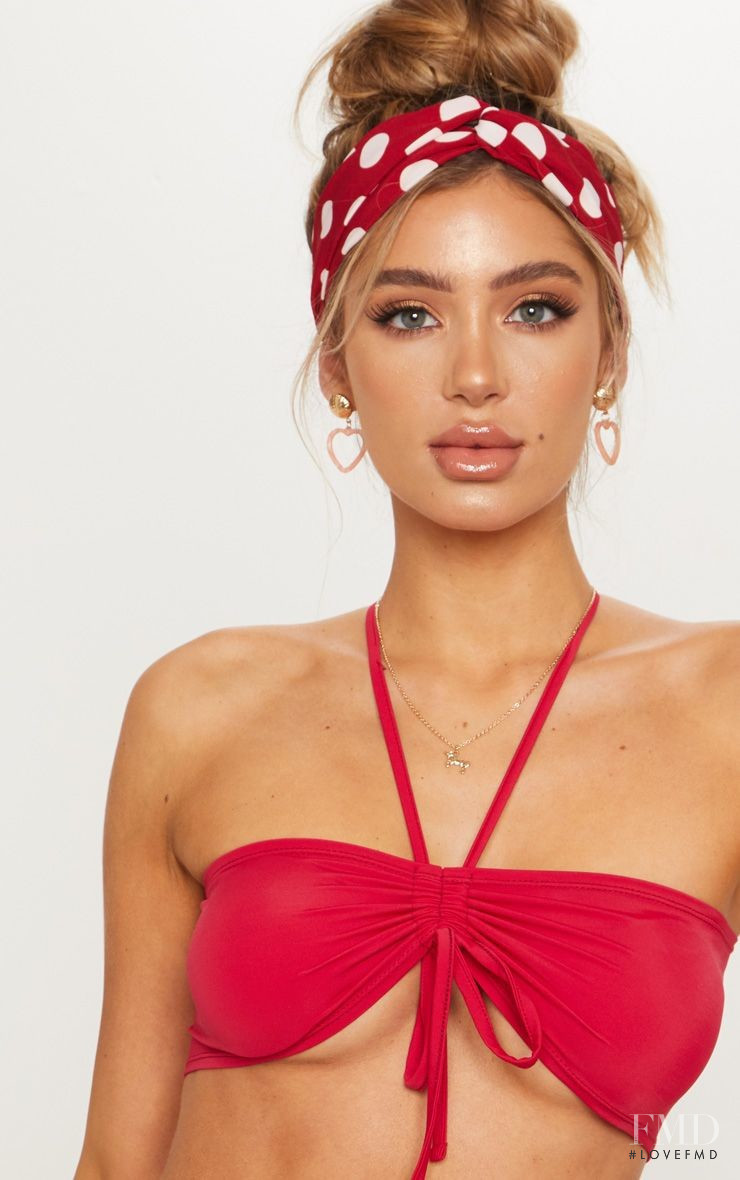 Belle Lucia featured in  the PrettyLittleThing catalogue for Autumn/Winter 2018